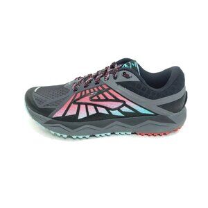 Brooks Caldera 2 Mesh Trail Running Shoes Black Red Teal Gray Womens Size US 8